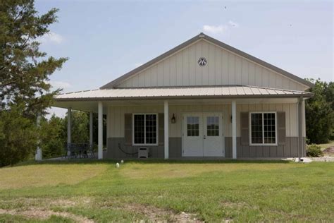 Ideal 30 x 50 Metal Building Home w/ Wrap-around Porch (HQ Pictures) - Metal Building Homes