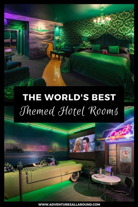 The Best Themed Hotel Rooms in the World | Themed hotel rooms, Unique ...