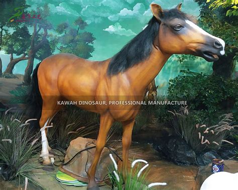 Realistic Horse Life Size Animatronic Horse Statue Animatronic Animals AA-1205 Manufacturer ...