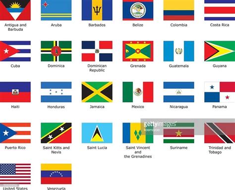 flags of Caribbean with an aspect ratio of 2:3 with country names | Caribbean flags, Flags of ...