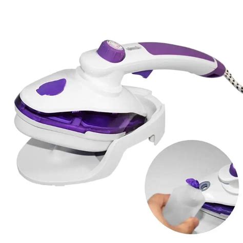 Mini Steam Iron Handheld Electric Garment Laundry Iron Dry Cleaning Brush Steamer Drying Ironing ...