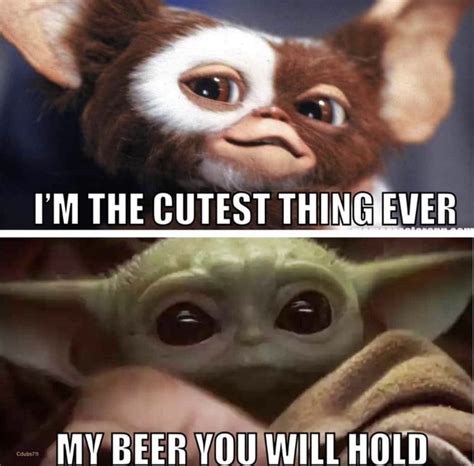 😁How cute is baby Yoda ⁣ #starwars #yoda #disney | Star wars jokes ...