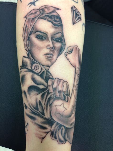 Rosie The Riveter Tattoo Ideas - IDEASWH