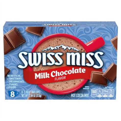 Swiss Miss® Milk Chocolate Hot Cocoa Mix, 8 ct / 1.38 oz - Fry’s Food Stores