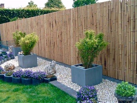 Bamboo Garden Fence Design