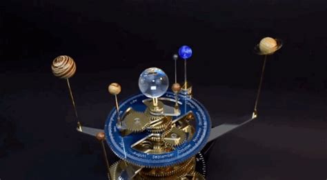 Mesmerizing GIFs of a Mechanical Model of the Solar System