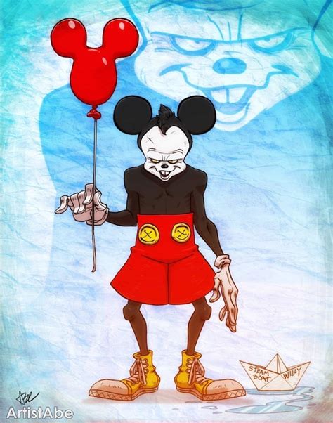 Creepy Mickey Mouse - Etsy