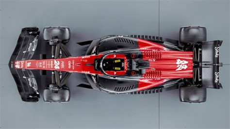 Alfa Romeo C43 launch for 2023: Alfa Romeo show off 2023 C43 F1 car with striking new livery ...