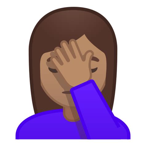 🤦🏽‍♀️ Woman Facepalming Emoji with Medium Skin Tone Meaning