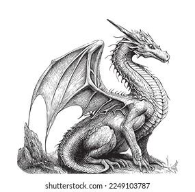 612 Dragon Side View Stock Vectors and Vector Art | Shutterstock