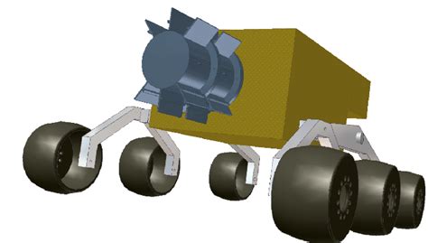 4.1-10. Design Concept View of the Mars Rover Wheels and the RPSs | Download Scientific Diagram