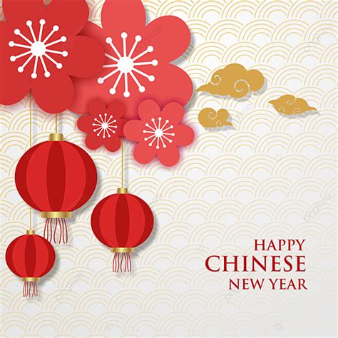 Chinese New Year Greeting Card Template Download on Pngtree