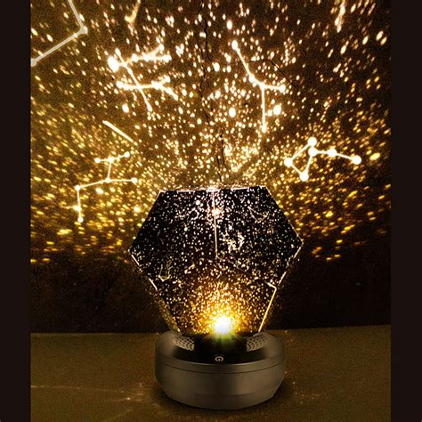 3 Colors LED Star Projector Lamp Romantic Rotating Night Cosmos Star ...