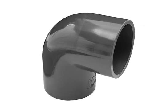 50mm PVC Plain 90° Elbow for Pressure Pipe Systems