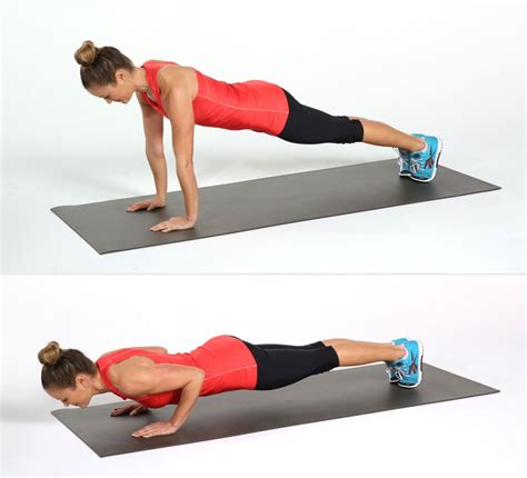 Triceps Push-Ups | 5 Triceps Exercises to Tone Your Arms | POPSUGAR Fitness Photo 2