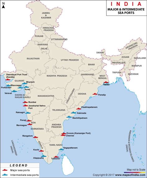 Major Ports In India Map | Images and Photos finder