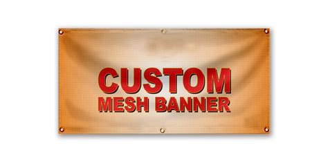 Custom Printed Mesh Banner High quality 13oz material