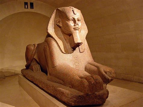 Paris Louvre Antiquities Egypt 1929-1895 BC Great Sphinx of Tanis