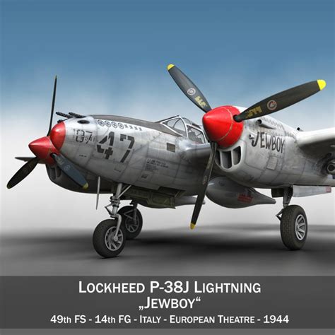 Lockheed P-38 Lightning 3D Models for Download | TurboSquid