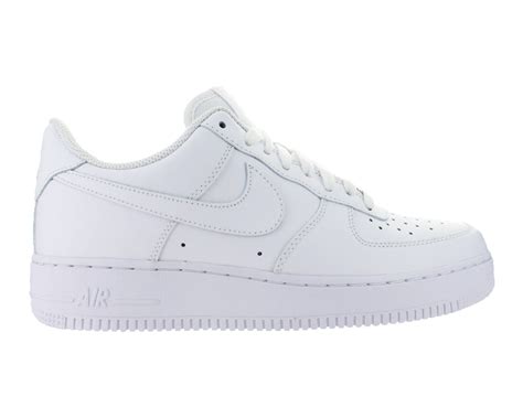 Nike Mens Air Force 1 Low White/White Leather Casual Shoes 6 M US - Walmart.com