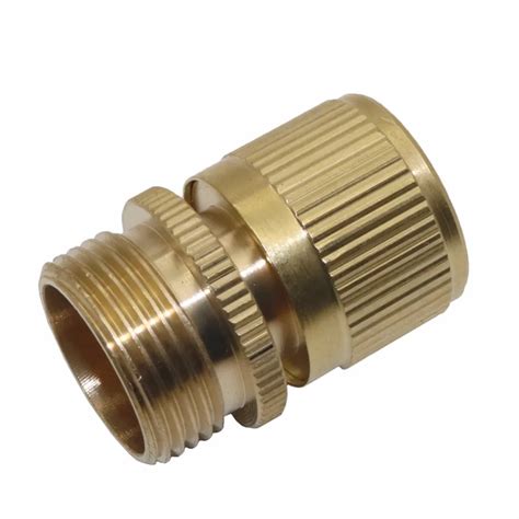 5 Pcs 3/4 inch Male Thread Quick Connector Brass Garden Water Connector Homebrew Hose Connector ...