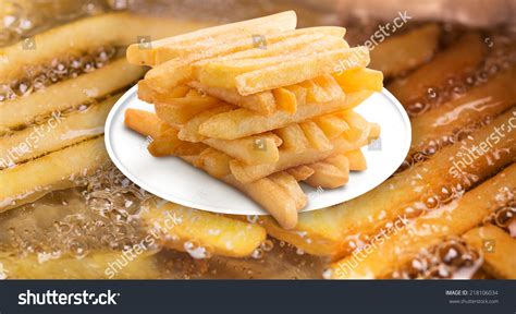 Collage Pictures French Fries Stock Photo 218106034 | Shutterstock