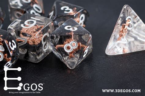 Rogue Black DnD Dice Set for Dungeons and Dragons D&D | Etsy