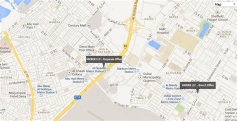 Oman Street Al Qusais Map