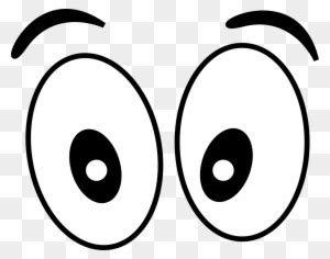 Look At Eyes White Clip Art - Eyes Cartoon Black And White - Free Transparent PNG Clipart Images ...