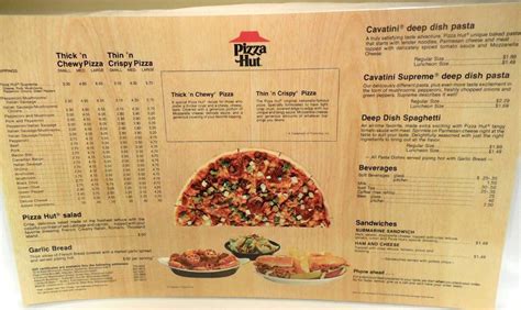 Pizza Hut menu, 1975. : r/VintageMenus