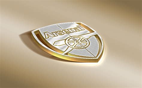 Achtergronden Engeland Logo embleem Arsenal FC Sport Voetbal 3D