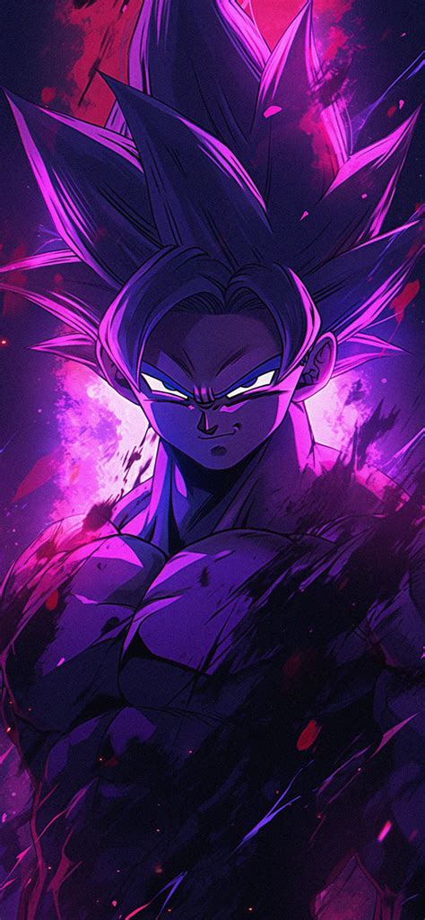 Dragon Ball Goku Purple Wallpapers - Goku Wallpapers for iPhone