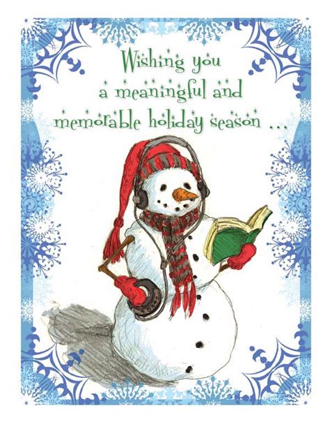 Free Christmas Cards: Snowman Christmas Cards, Snowman Season's Greetings