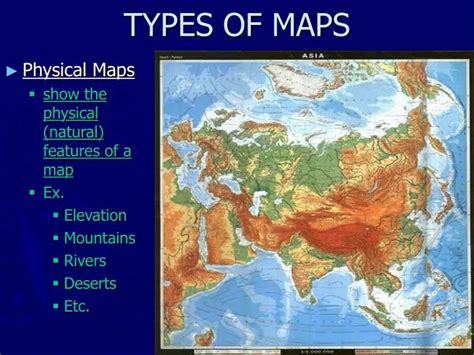 Types Of Maps Chart