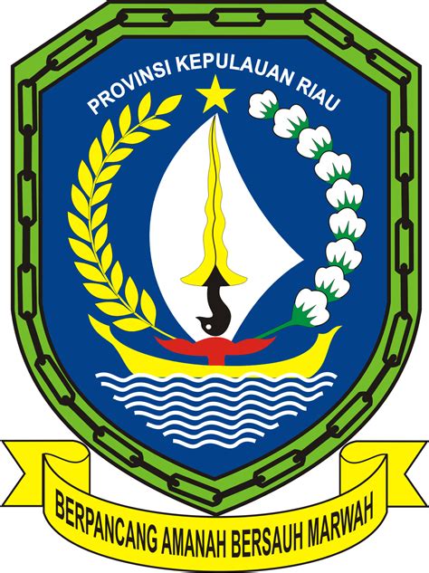 Bang Dolfi Punya Blog: Logo/Lambang Provinsi Kepulauan Riau Hitam Putih