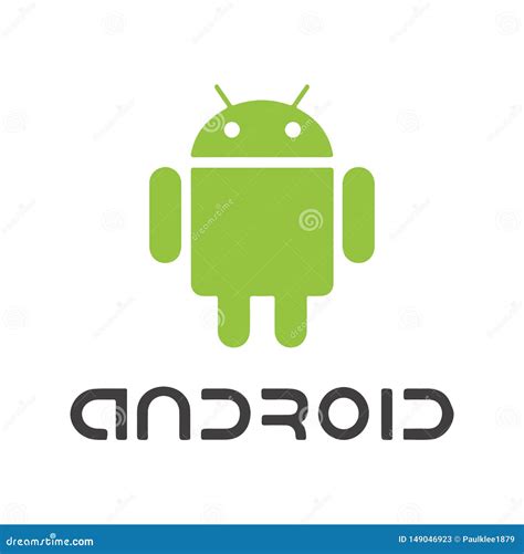 Android Logo Vector Illustration on White Background Editorial Stock Photo - Illustration of ...