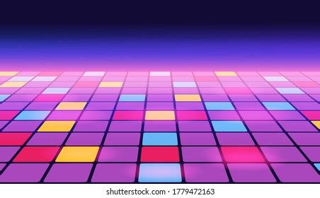 Illustration Dance Floor Amongst Open Space Stock Vector (Royalty Free ...