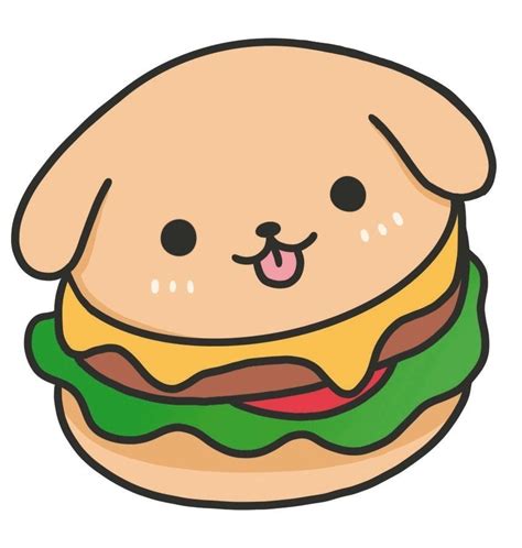 How To Draw Really Cute Hamburgers · Extract from Kawaii: How to Draw Really Cute Food by Angela ...