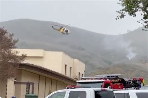 Kobe Bryant helicopter crash aftermath shown in video