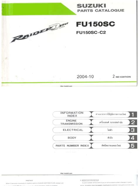 Suzuki Raider 150R Parts PDF | PDF | Propulsion | Screw