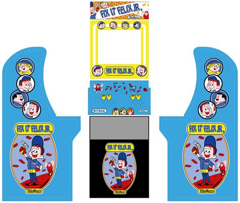 Fix It Felix Jr Arcade Cabinet Artwork | Cabinets Matttroy