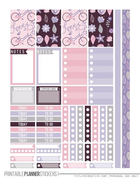 The Ultimate List for Beautiful Free Printable Planner Stickers | Wendaful