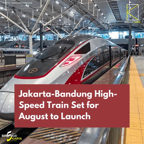 Jakarta-Bandung High-Speed Train Set for August to Launch