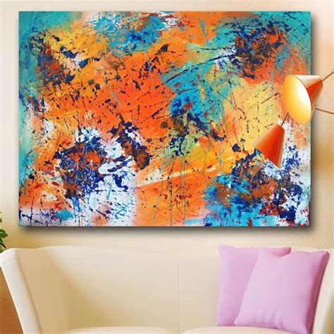 jackson pollock Abstract Art Canvas Painting Embrace the Warmth Wall art On canvas Art Abstract ...