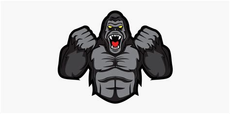 Angry Gorilla Png - Angry Gorilla Logo , Free Transparent Clipart - ClipartKey