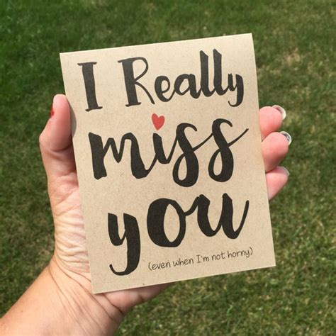 I Really Miss You I Miss You Card Funny I Miss You Card | Etsy Canada