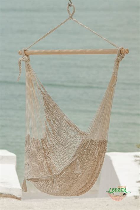 Mexican Hammock Chair - Cream — Mexican Hammocks Australia