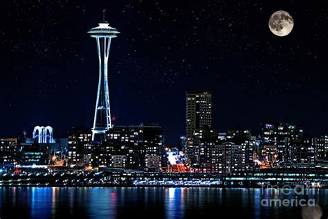 🔥 [30+] Seattle at Night Wallpapers | WallpaperSafari