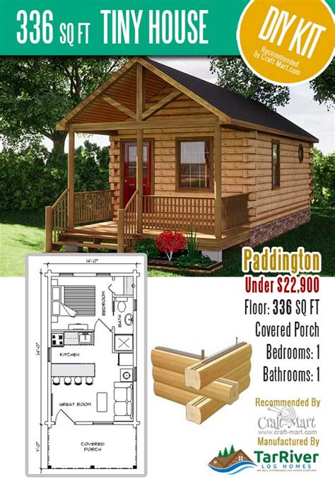 Small One Bedroom Cabin Kits | www.resnooze.com