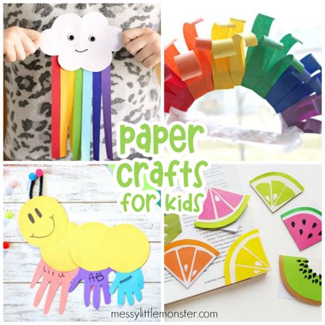 Fun & Easy Paper Crafts for Kids - Messy Little Monster